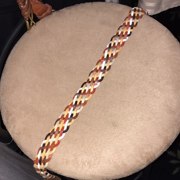 Genuine Leather Multi-Colored Capezio Belt - Size: Small - Picture 6 of 9